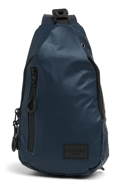Duchamp Nylon Sling Bag In Dark Blue