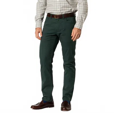 Duck Head Shoreline Twill 5-pocket Pants In Spruce Green In Multi