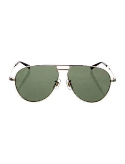 Pre-owned Dunhill Aviator Tinted Sunglasses In Gold/metallic