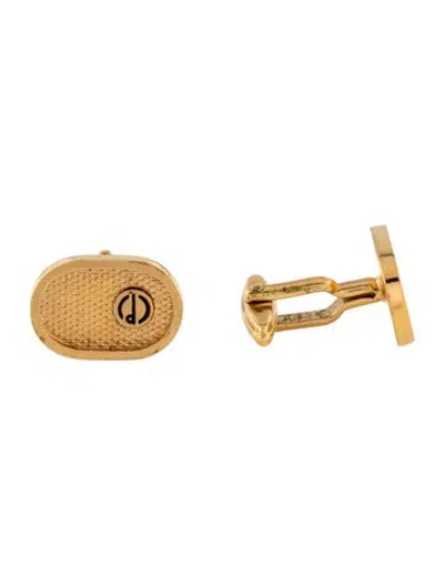 Pre-owned Dunhill Enamel Logo Cufflinks In Multicolor