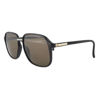 Pre-owned Dunhill New Vintage  6060 Dark Tortoise Oversized Sunglasses 1980's Austria In Gray