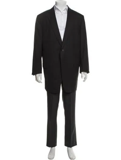 Pre-owned Dunhill Wool Two-piece Blazer In Black