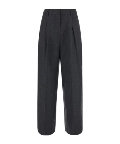 Dunst Casual Trousers With Belt Loops In Black