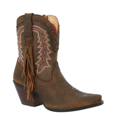Durango Women's Crush 8" Bootie Western Boot In Roasted M In Multi