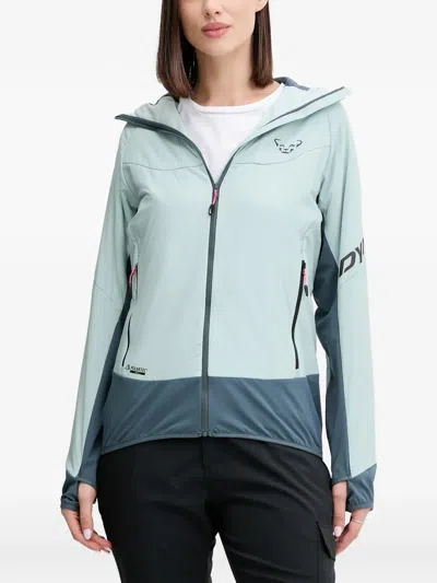 Dynafit Mezzalama Polartec® Alpha® Hooded Perforated Performance Jacket In Gray