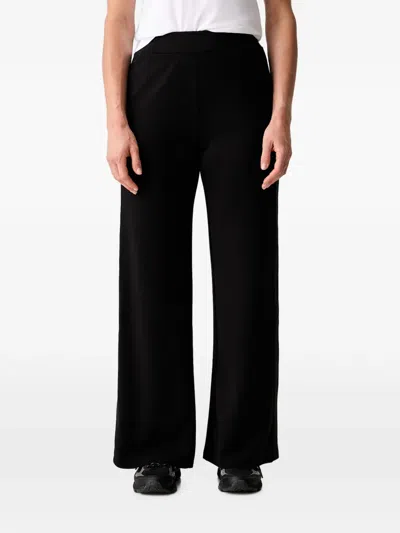 Ea7 Logo-detail Trousers In Black