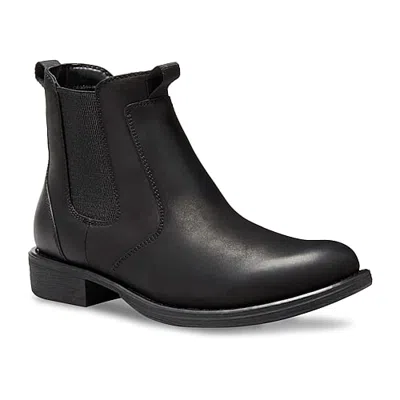 Eastland Mens Daily Double Chelsea Boot Block Heel Chelsea Boots In Red