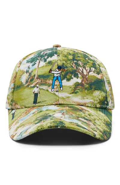 Eastside Golf Ace Embroidered Adjustable Baseball Cap In Green