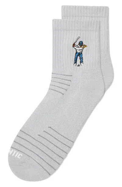 Eastside Golf Esg Performance Ankle Socks In Gray