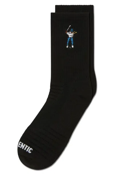 Eastside Golf Esg Performance Crew Socks In Black