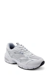 Easy Spirit Barbeau Walking Sneaker In White,silver Multi - Manmade,leather