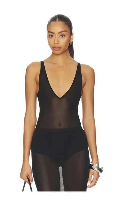 Eaves Kiaralee Knit Bodysuit In Black