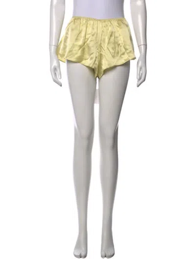 Pre-owned Eaves Silk Mini Shorts W/ Tags In Multicolor