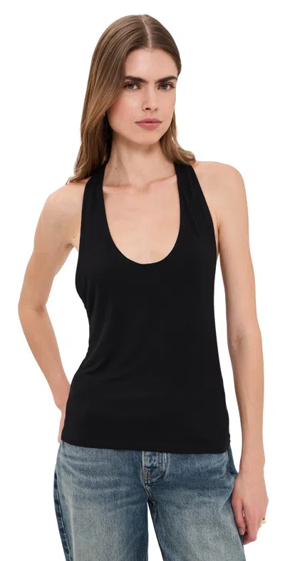 Eb Denim Valley Racer Tank Black
