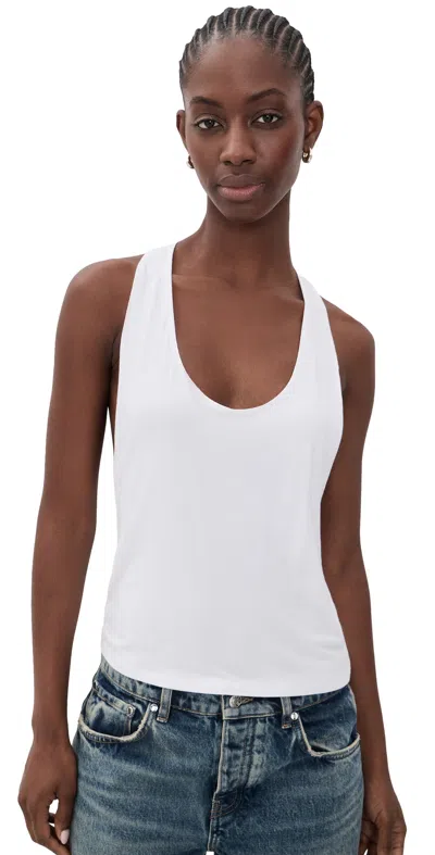 Eb Denim Valley Racer Tank White