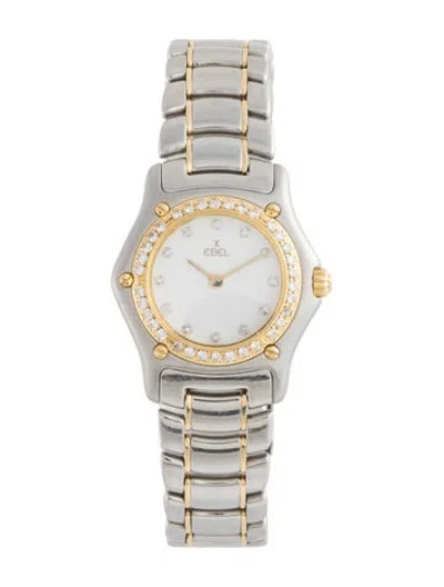 Pre-owned Ebel 1911 Watch, 25mm In Multicolor