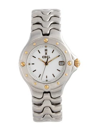 Pre-owned Ebel Sportwave Watch, 28mm In Multicolor