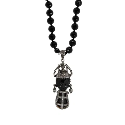 Ebru Jewelry African Queen Necklace In Silver