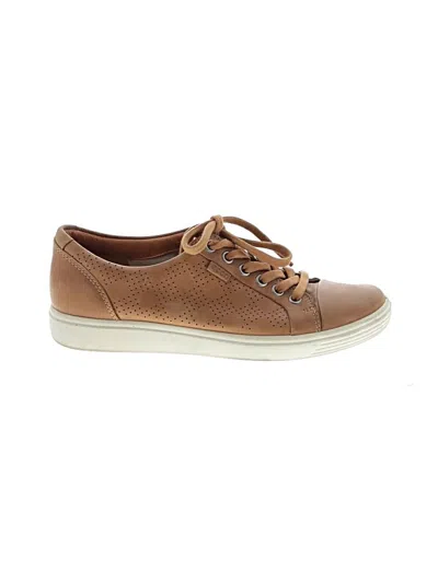 Pre-owned Ecco Sneakers In Tan