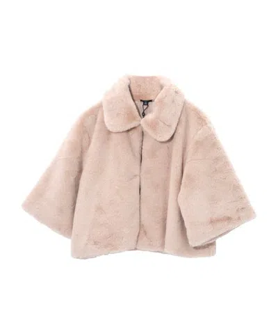 Echo Blair Sheared Mink Faux Fur Jacket In Neutral