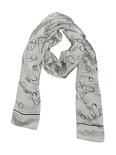 Pre-owned Echo Scarf In Gray