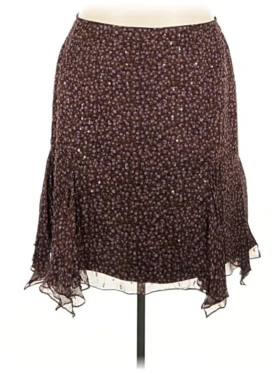 Pre-owned Eci Casual Skirt In Brown