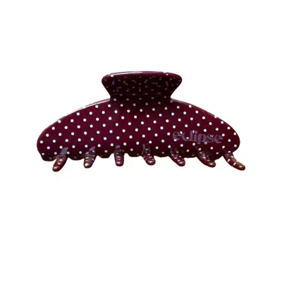 Eclipse Women's Plum Dots In Burgundy