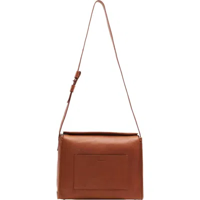 Écotorie Ecotorie Eleanor Leather Crossbody Bag In Cognac