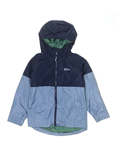 Pre-owned Eddie Bauer Kids' Windbreaker Jacket In Blue