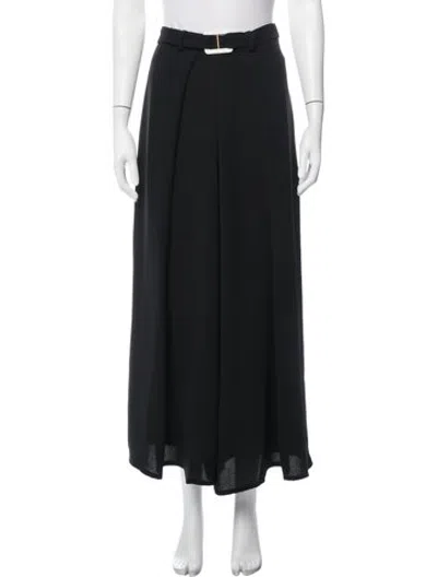 Pre-owned Edeline Lee Wide Leg Pants In Black