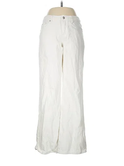 Pre-owned Edikted Jeans In Ivory