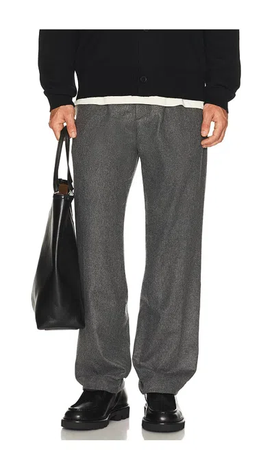 Edmmond Studios Jack Pant In Plain Grey Melange