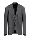 Eduard Dressler Man Blazer Grey Size 50 Linen, Virgin Wool