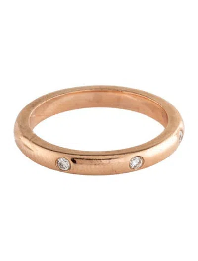Pre-owned Ef Collection 14k Diamond Band In Multicolor
