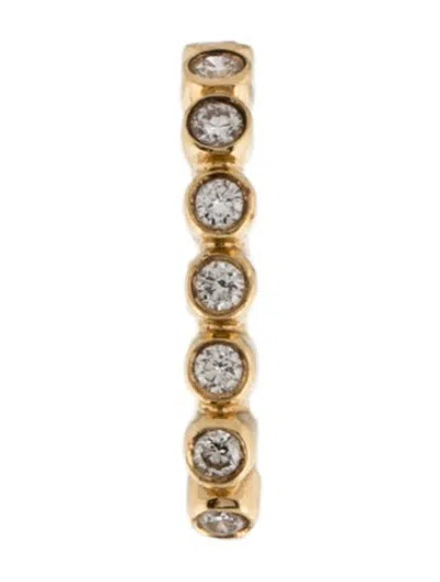 Pre-owned Ef Collection 14k Diamond Earcuff In Multicolor