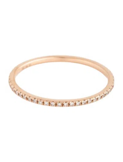 Pre-owned Ef Collection 14k Diamond Eternity Band In Multicolor