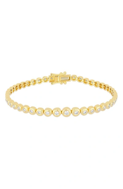 Ef Collection Graduated Diamond Bracelet In 14k Yellow Gold