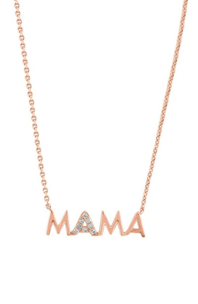 Effy Diamond Embellished Mama Statement Necklace In Gold