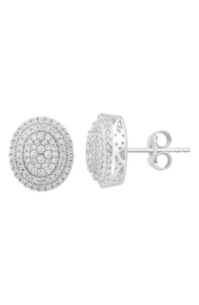 Effy Diamond Stud Earrings In Brown