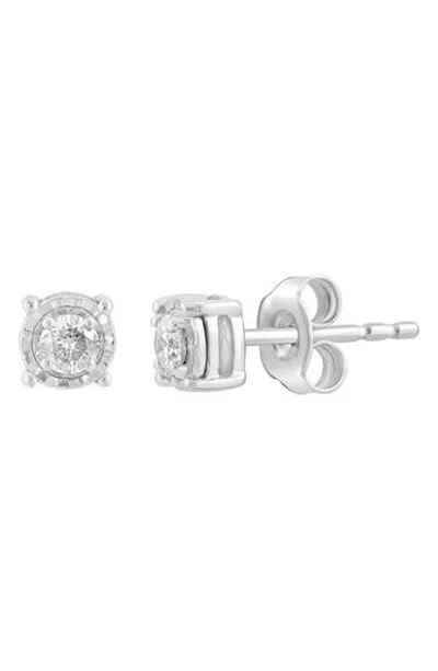 Effy Diamond Stud Earrings In Metallic