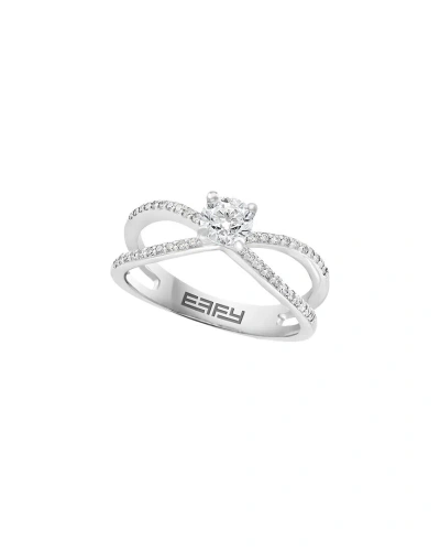Effy Fine Jewelry 14k 0.66 Ct. Tw. Diamond Ring In Metallic
