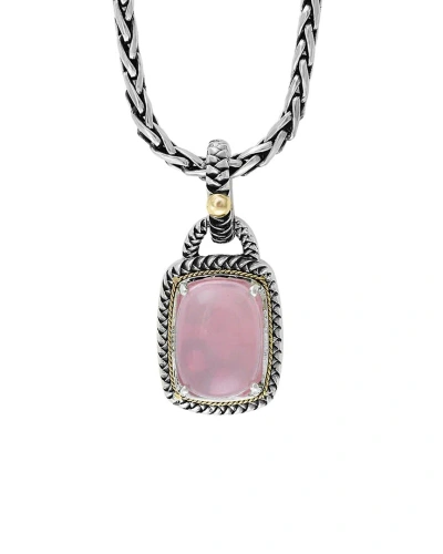 Effy Fine Jewelry 18k Rose Gold & Silver 7.15 Ct. Tw. Rose Quartz                                  P In Pink
