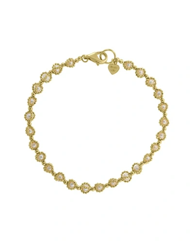 Effy Fine Jewelry Silver 3mm Pearl Bracelet In Gold