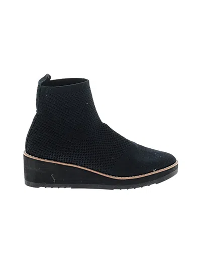 Pre-owned Eileen Fisher Ankle Boots In Black