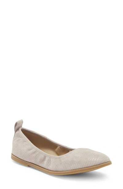 Eileen Fisher Notion Ballet Flat In Oyster/ Peat
