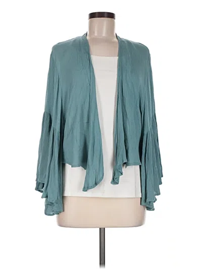 Pre-owned Elan 3/4 Sleeve T-shirt In Teal