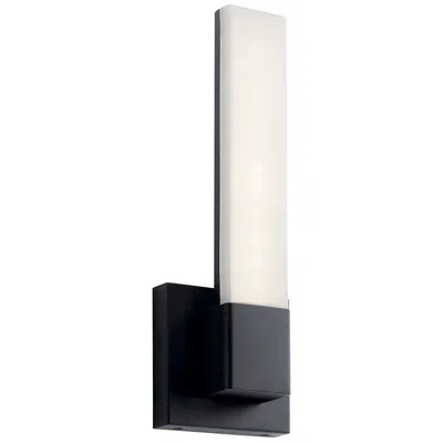Elan Neltev 14 1/2" High Matte Black Led Wall Sconce