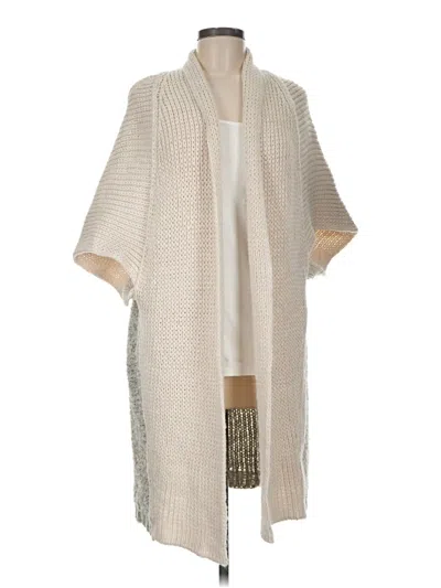 Pre-owned Elan Poncho In Ivory
