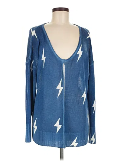 Pre-owned Elan Pullover Sweater In Blue