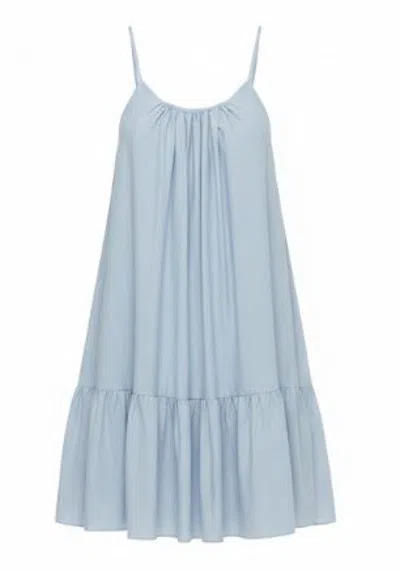 Eleh Light Blue Nylon Dress